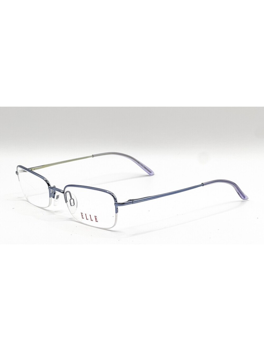 Elle EL18552 BL Blue Rectangle Authentic Eyeglass Frames 47-18